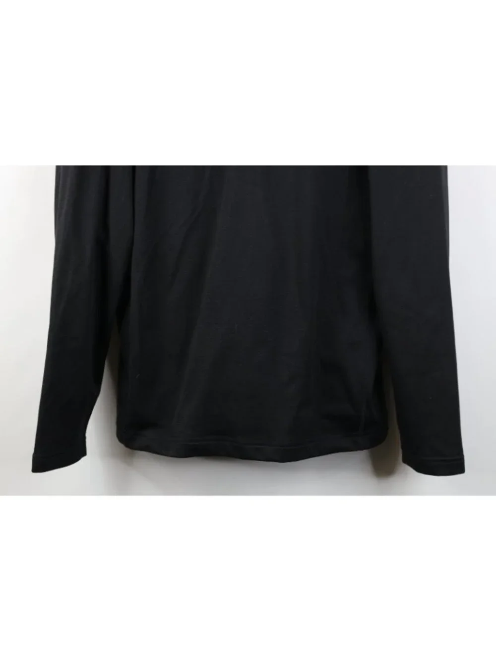The North Face Mens Size Medium Spell Out 1/4 Zip Pullover Jacket Top Black
